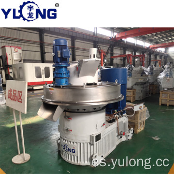 Prensa de pellets de pieles de semillas de algodón YULONG XGJ560 1.5-2TON / H